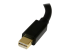 StarTech.com 15 cm Mini DisplayPort till DisplayPort-videokabeladapter ? M/F - Närbild